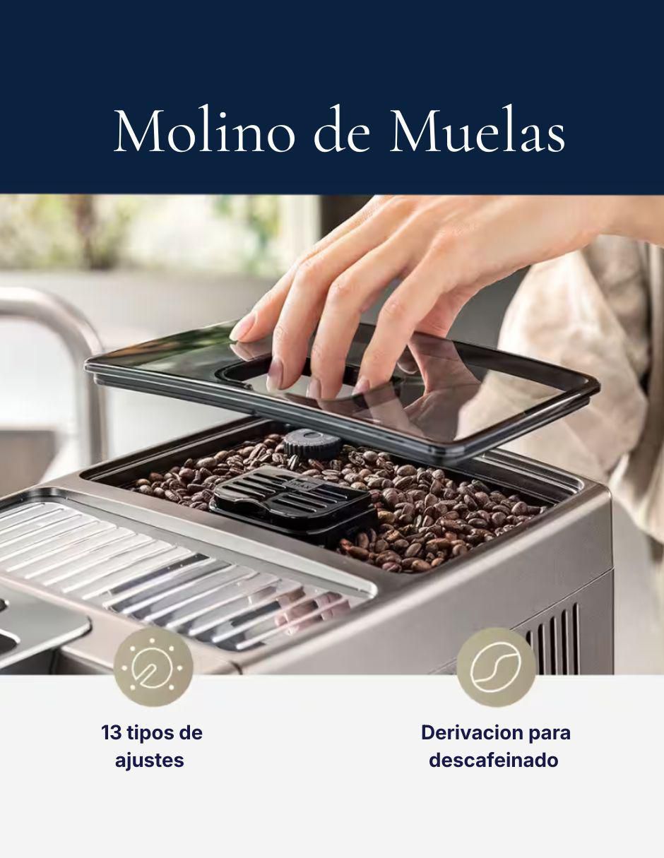 Cafetera espresso Dinamica Plus ECAM37095TI 6