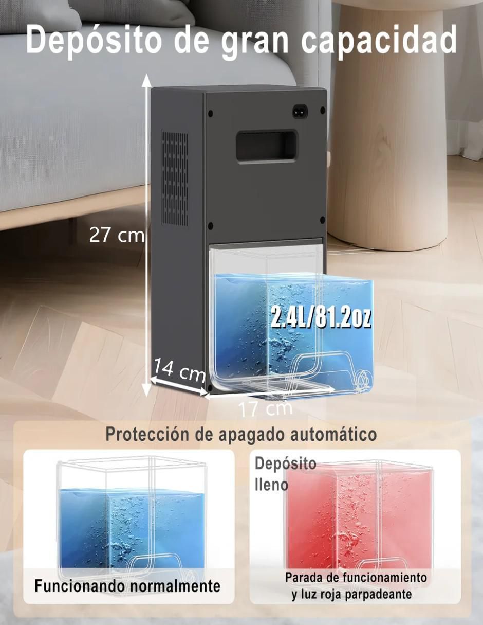 Deshumidificador eléctrico de 110 V - 240 V 5