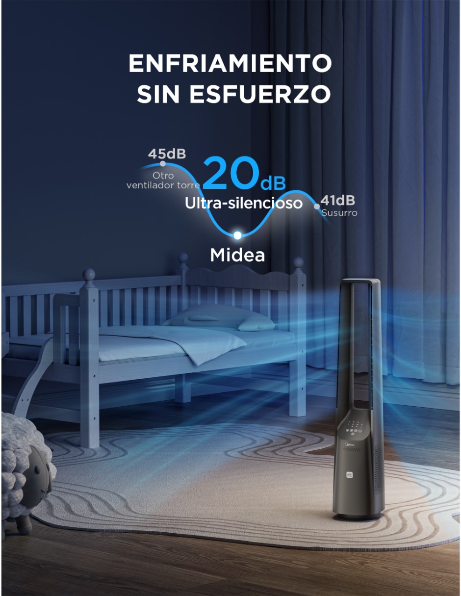 Ventilador de pedestal con control remoto 6 velocidades 12