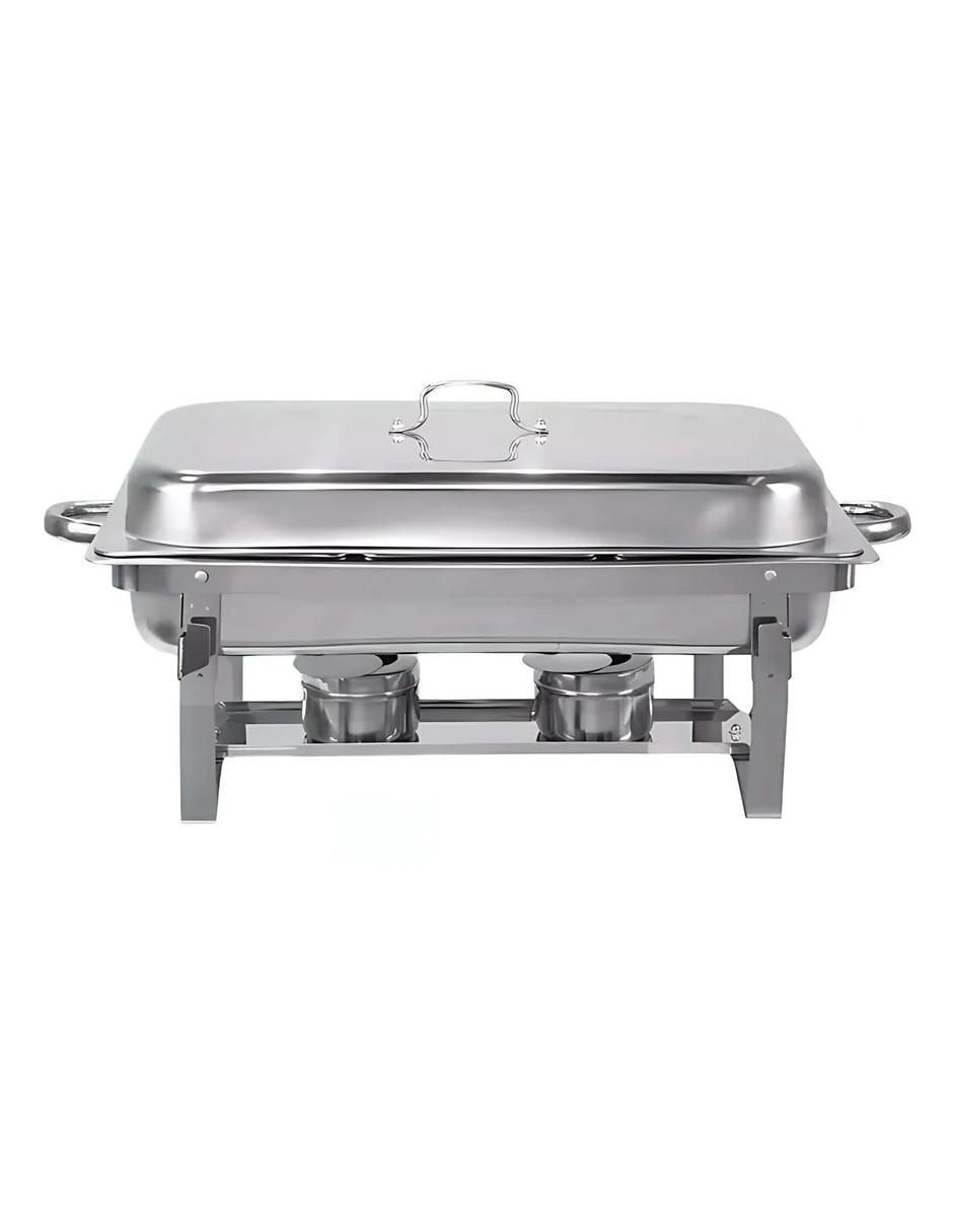 Chafer bufetera de acero inoxidable 3 compartimentos