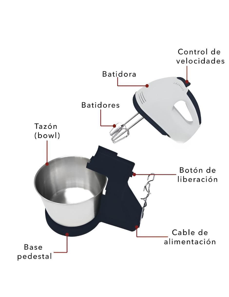 Batidora pedestal 7 velocidades 3