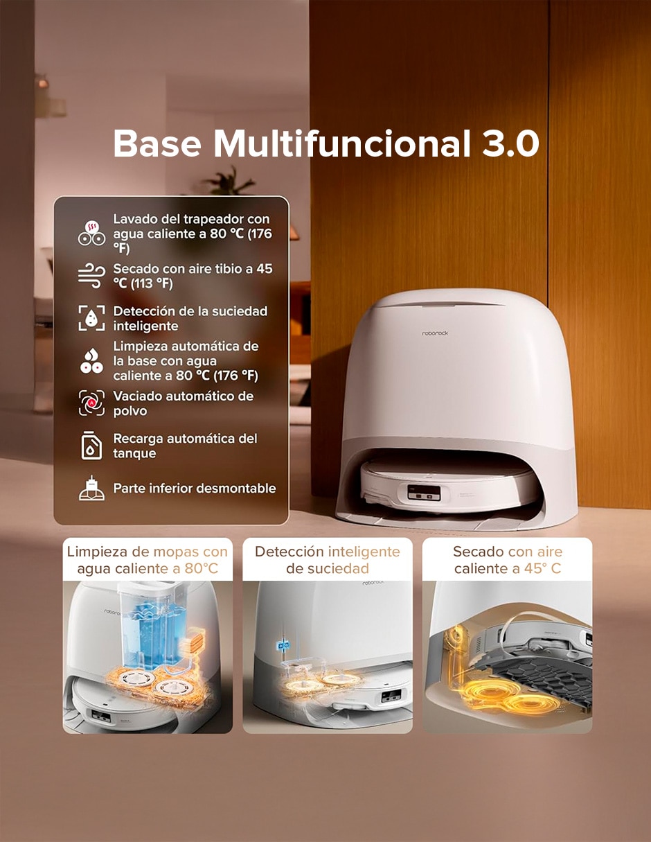 Aspiradora robot Qrevo CURV X 4 litros 6