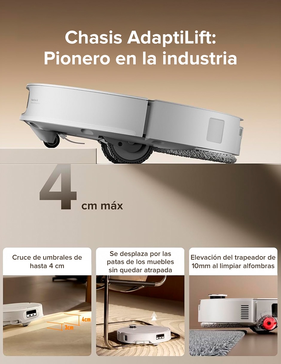 Aspiradora robot Qrevo CURV X 4 litros 8