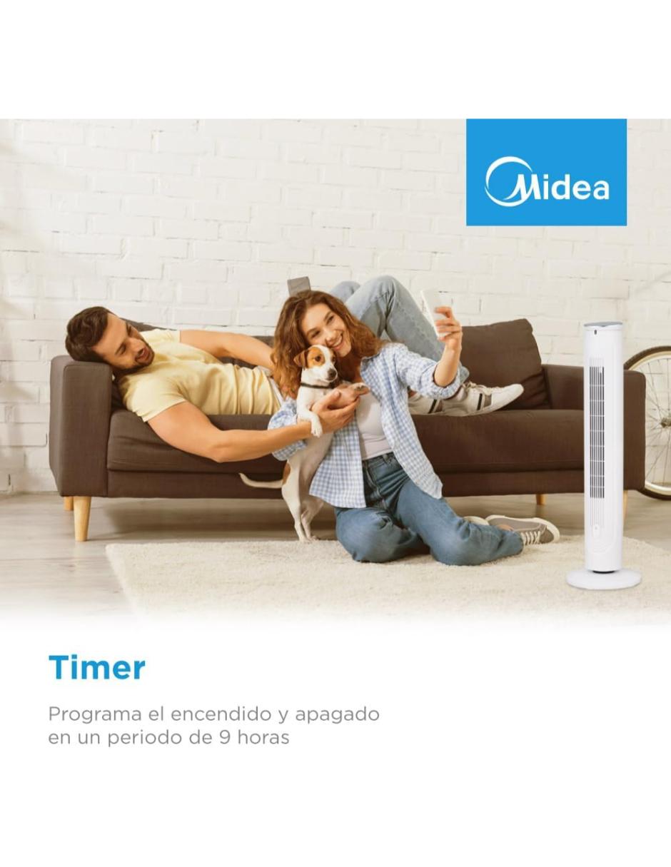 Ventilador de pedestal con control remoto 5 velocidades 3