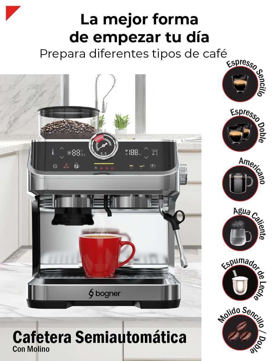 Cafetera con molino BECM01 2
