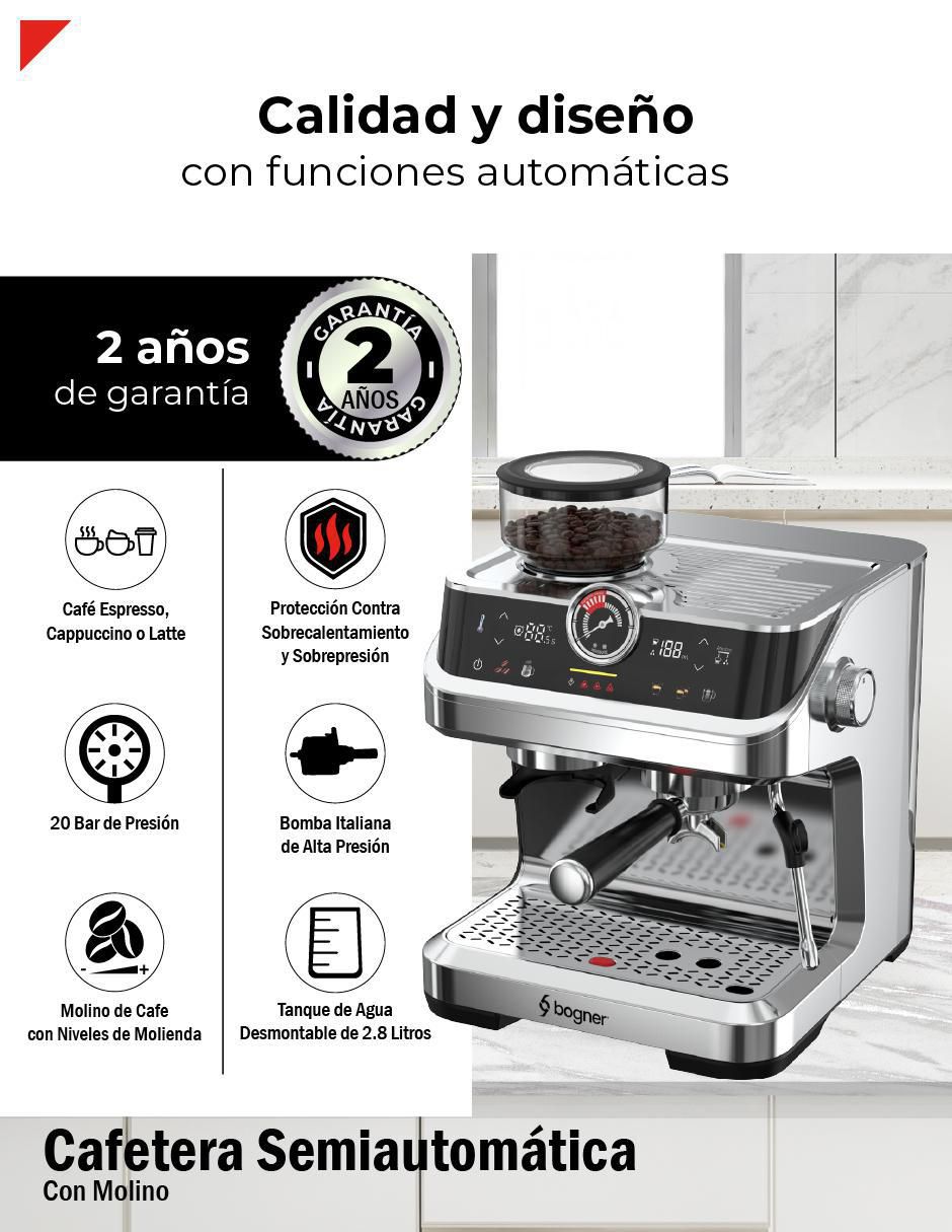 Cafetera con molino BECM01 3