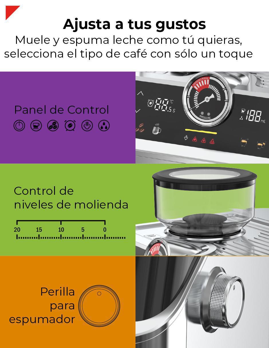 Cafetera con molino BECM01 5