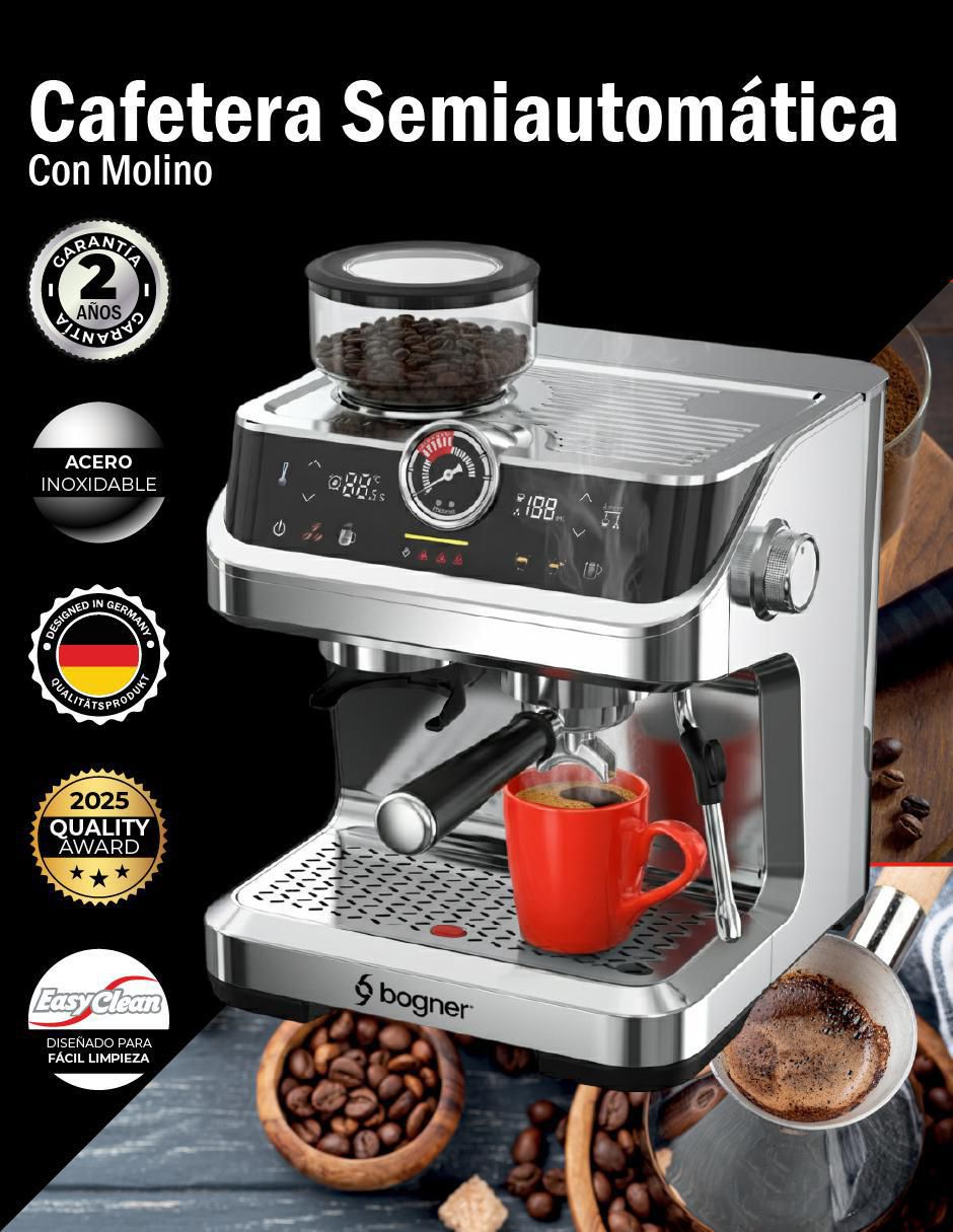 Cafetera con molino BECM01 8