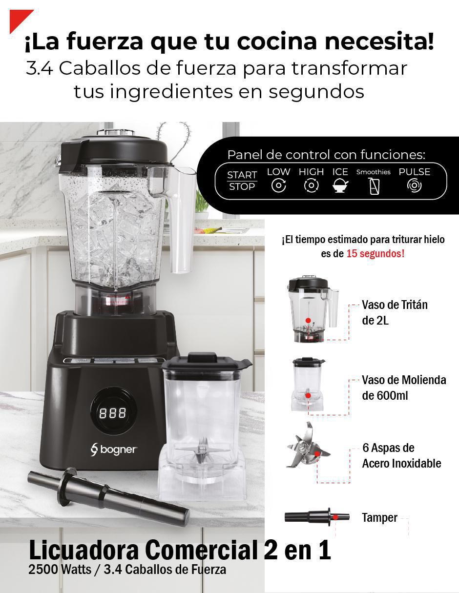Licuadora BSB10XG 5 velocidades 16