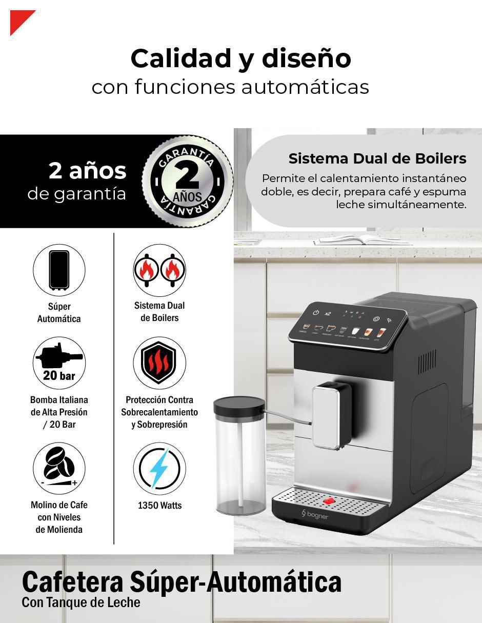 Cafetera super automática BECM02S 10