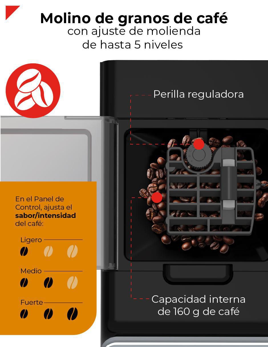 Cafetera super automática BECM02S 13