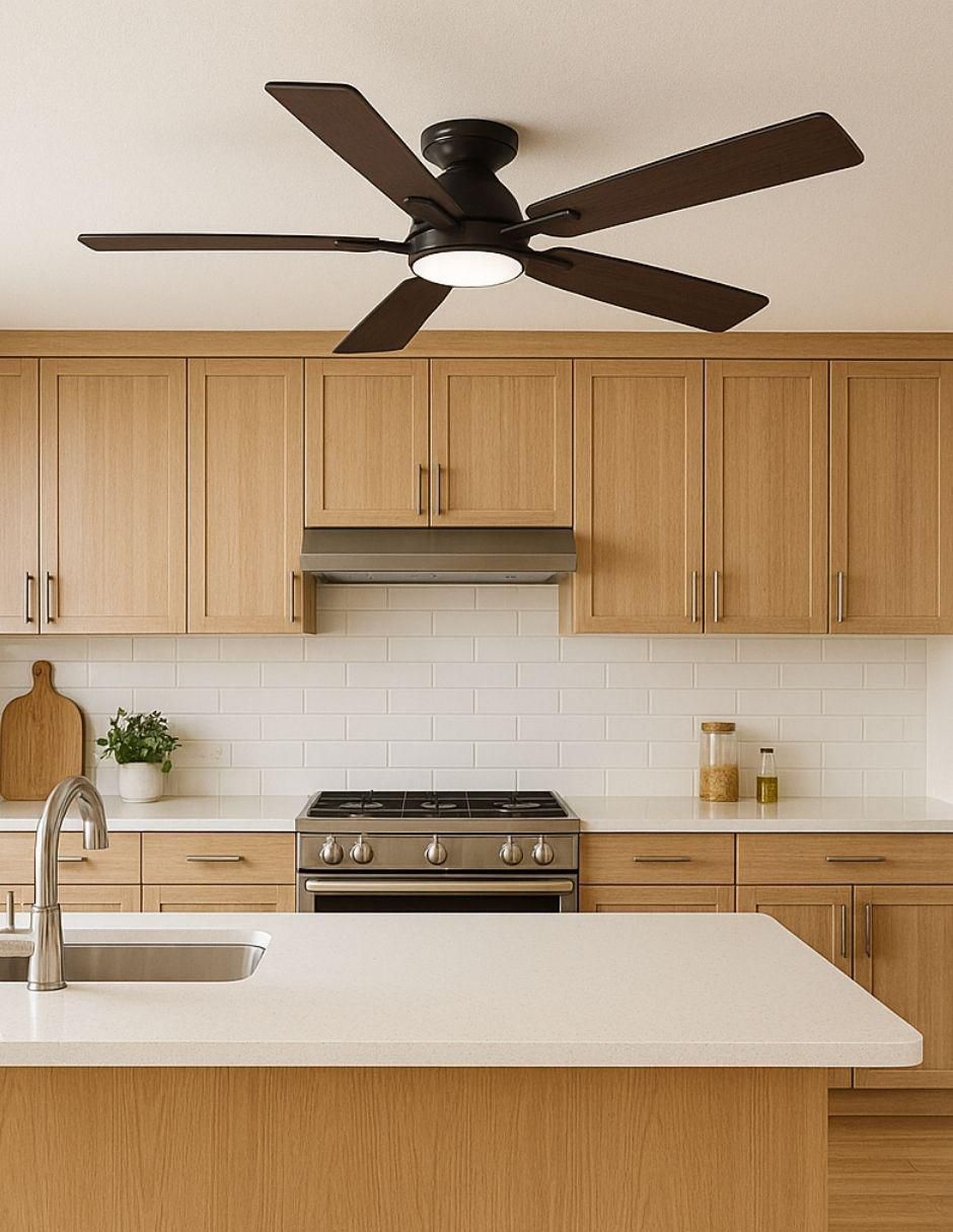 Ventilador de techo con control remoto 6 velocidades 7