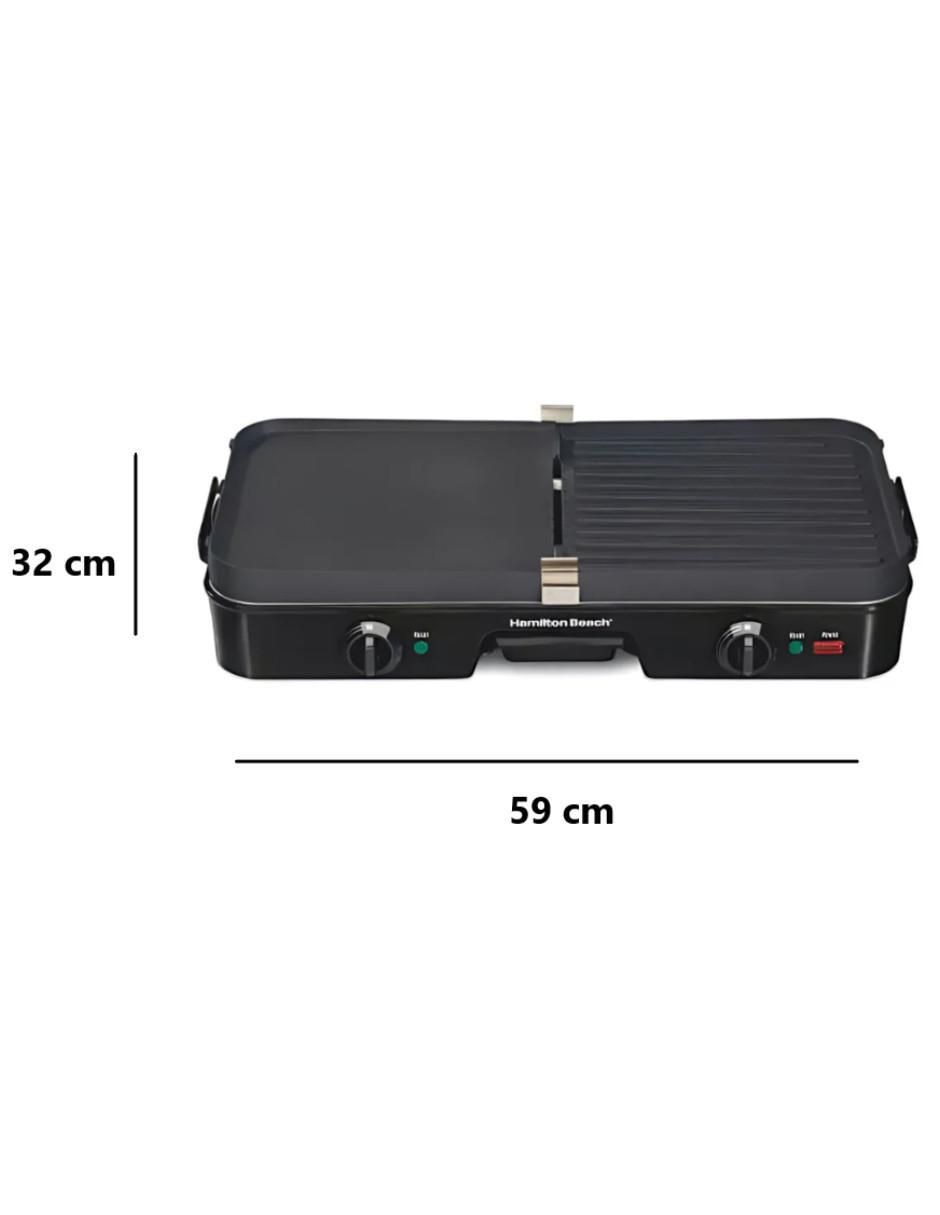 Parrilla eléctrica 38546 de acero inoxidable 6