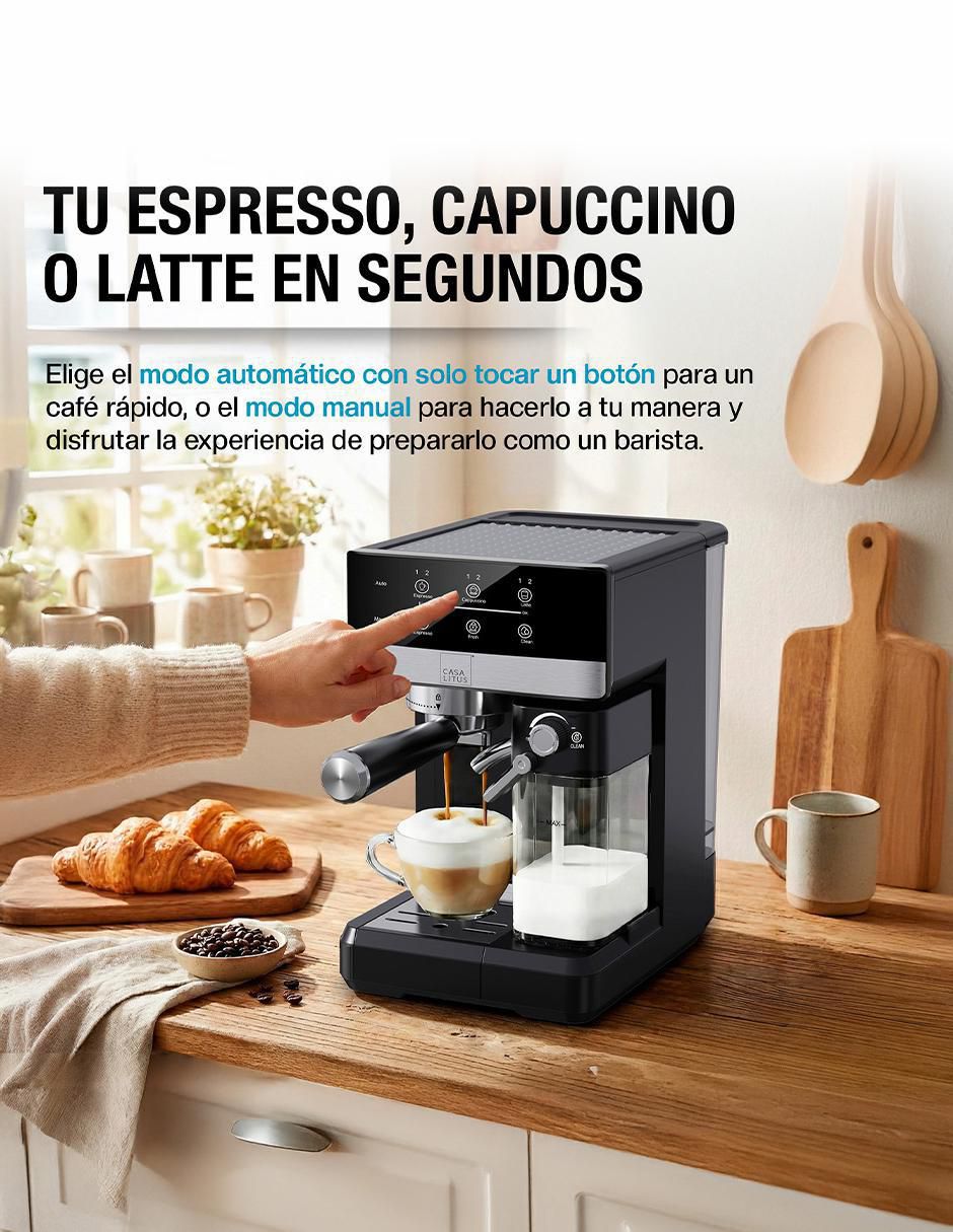 Cafetera espresso Barista automática 4