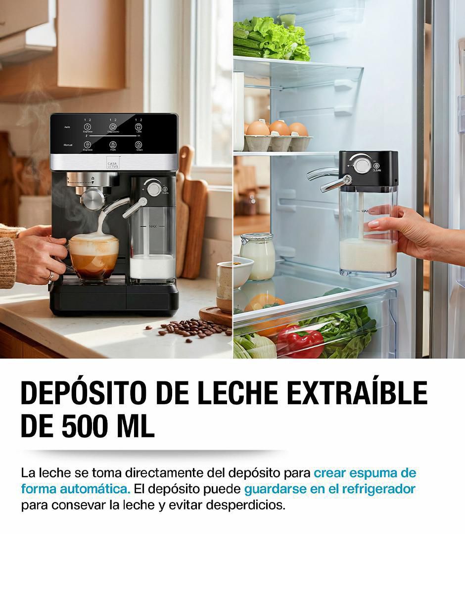 Cafetera espresso Barista automática 8
