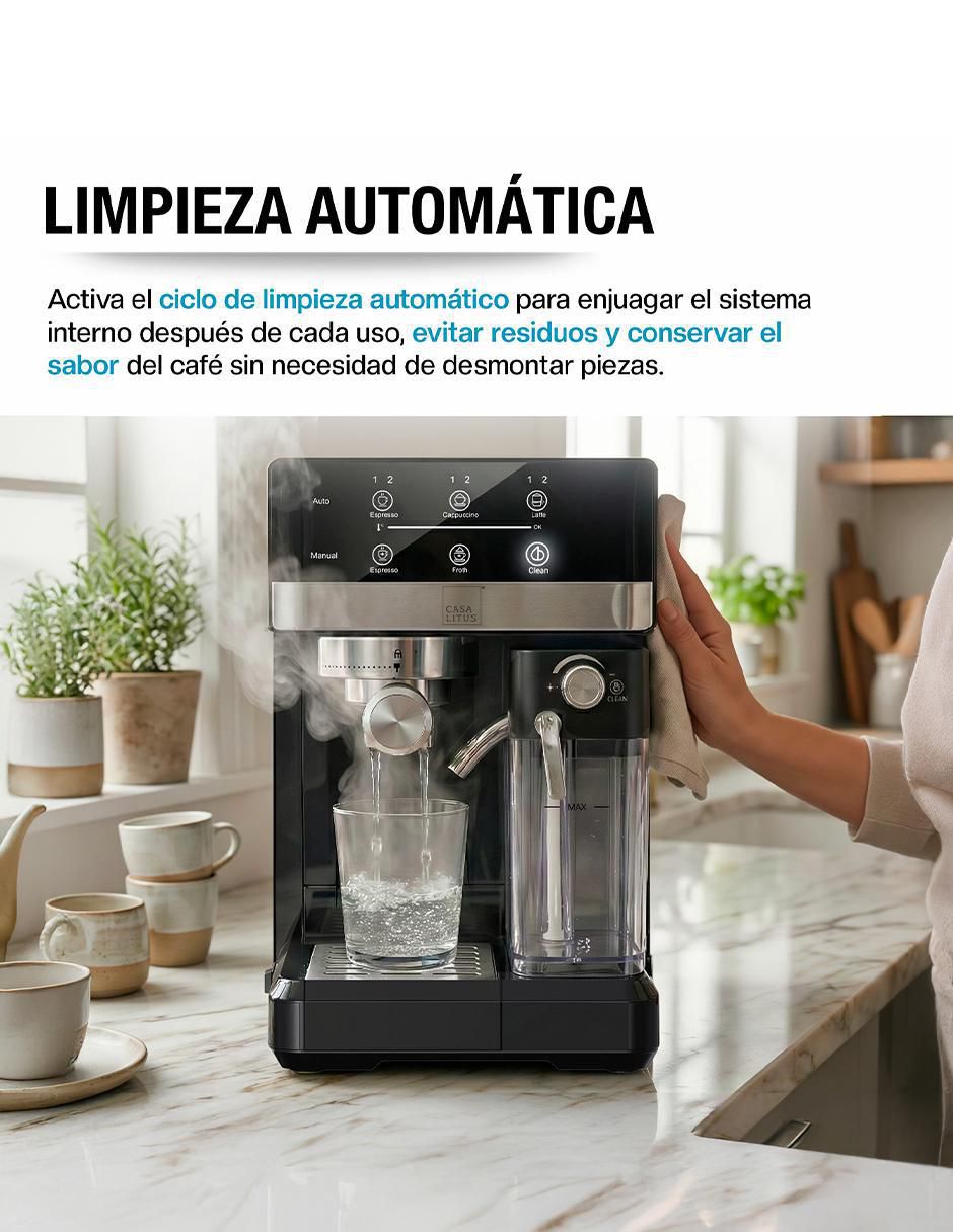 Cafetera espresso Barista automática 9