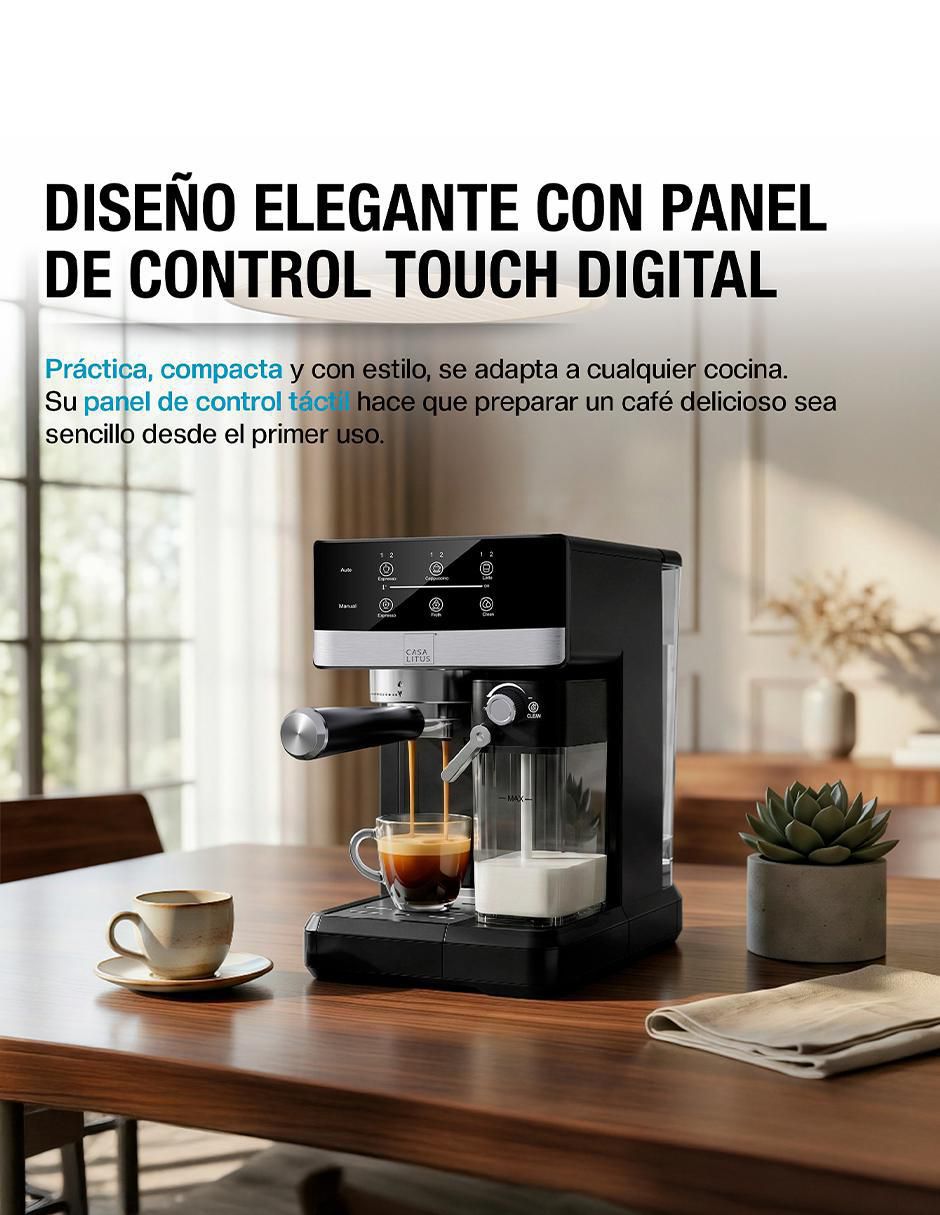 Cafetera espresso Barista automática 10