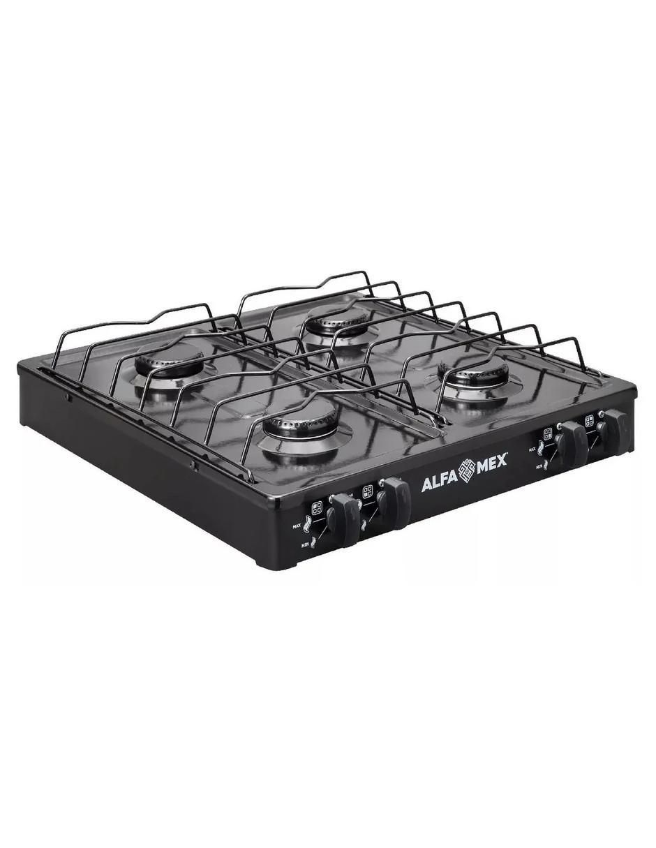 Parrilla de gas 311-4-negro de acero porcelanizado 2