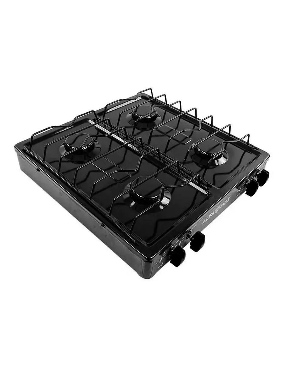 Parrilla de gas 311-4-negro de acero porcelanizado 4