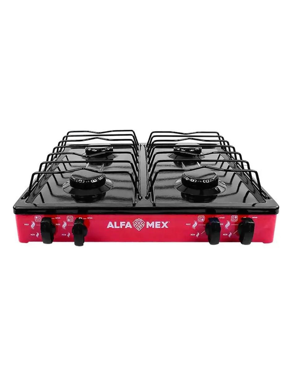 Parrilla de gas 311-5-Rojo de acero porcelanizado Parrilla de gas 311-5-Rojo de acero porcelanizado