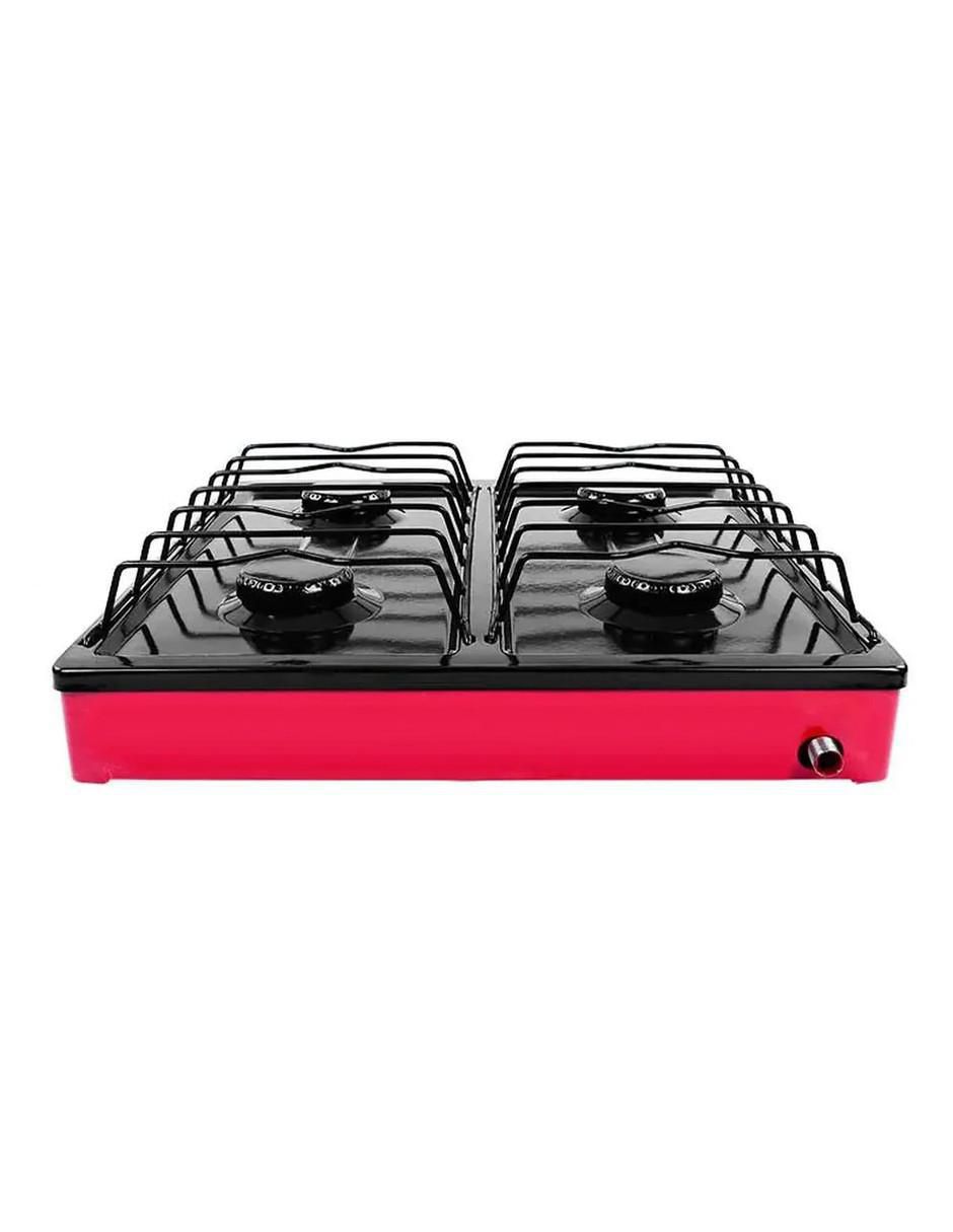 Parrilla de gas 311-5-Rojo de acero porcelanizado 3