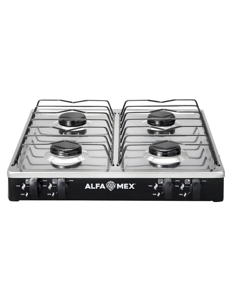 Parrilla de gas 312-4-negro de acero inoxidable Parrilla de gas 312-4-negro de acero inoxidable