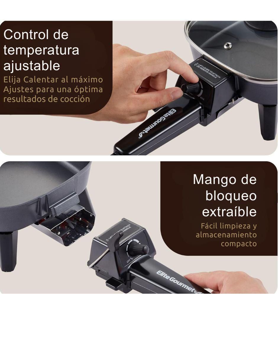Sartén eléctrico de aluminio fundido 3