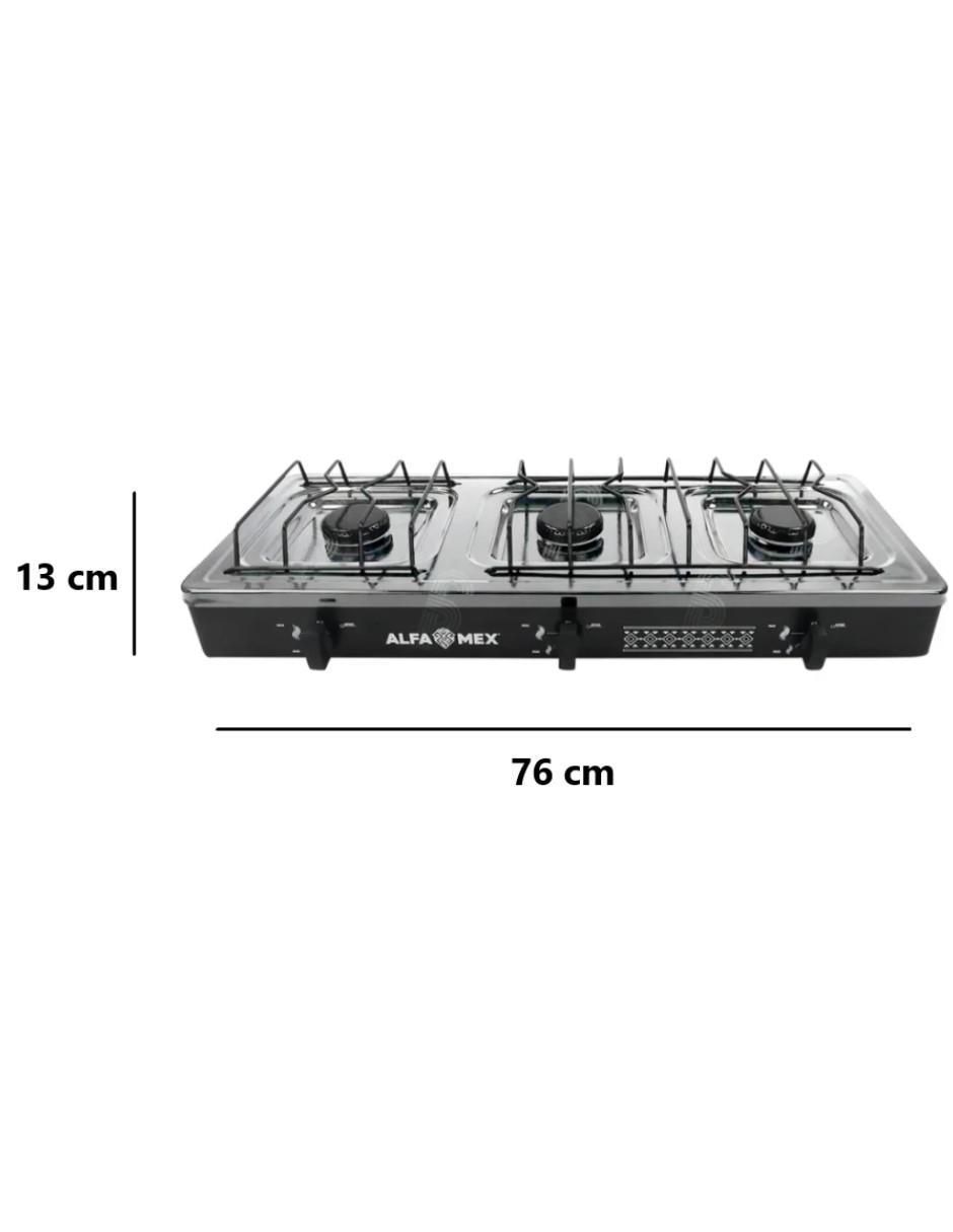 Parrilla de gas de acero inoxidable 5