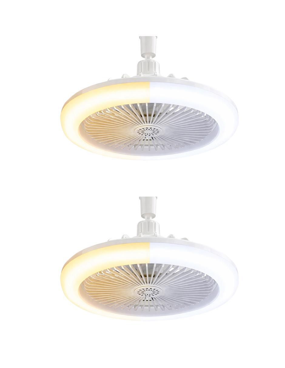 Ventilador 2 en 1 con control remoto 3 velocidades