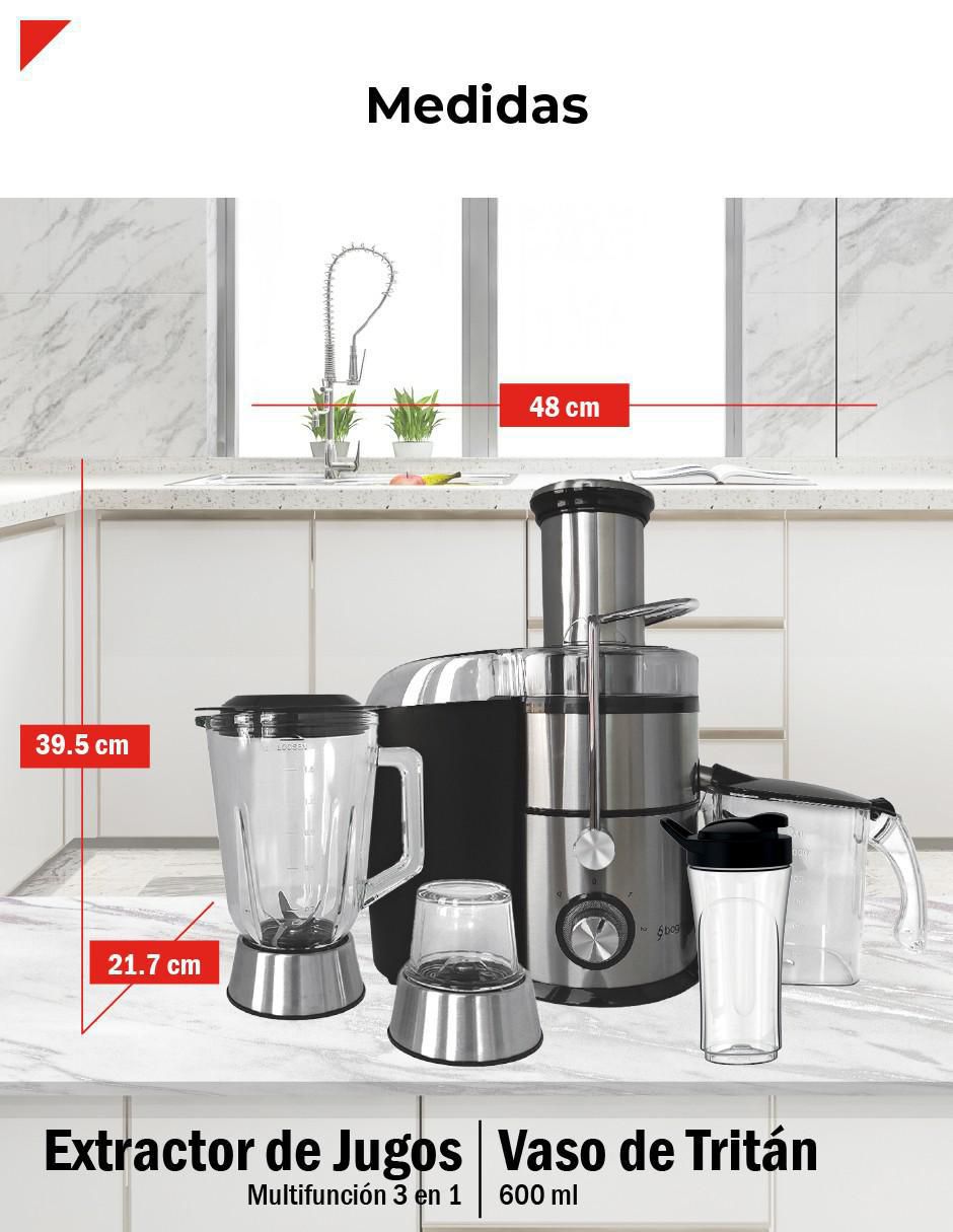 Extractor de jugo 800 W 9