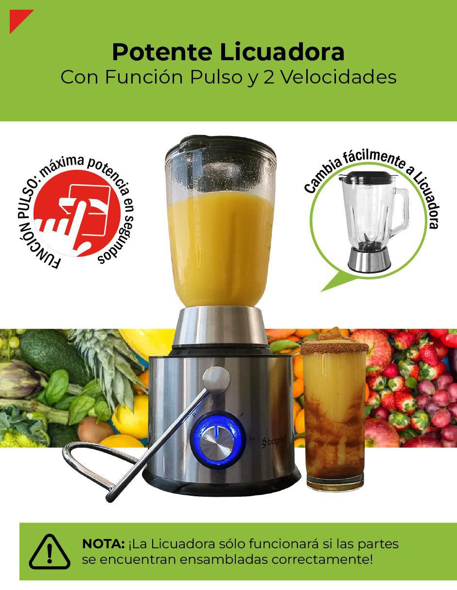 Extractor de jugo 800 W 4