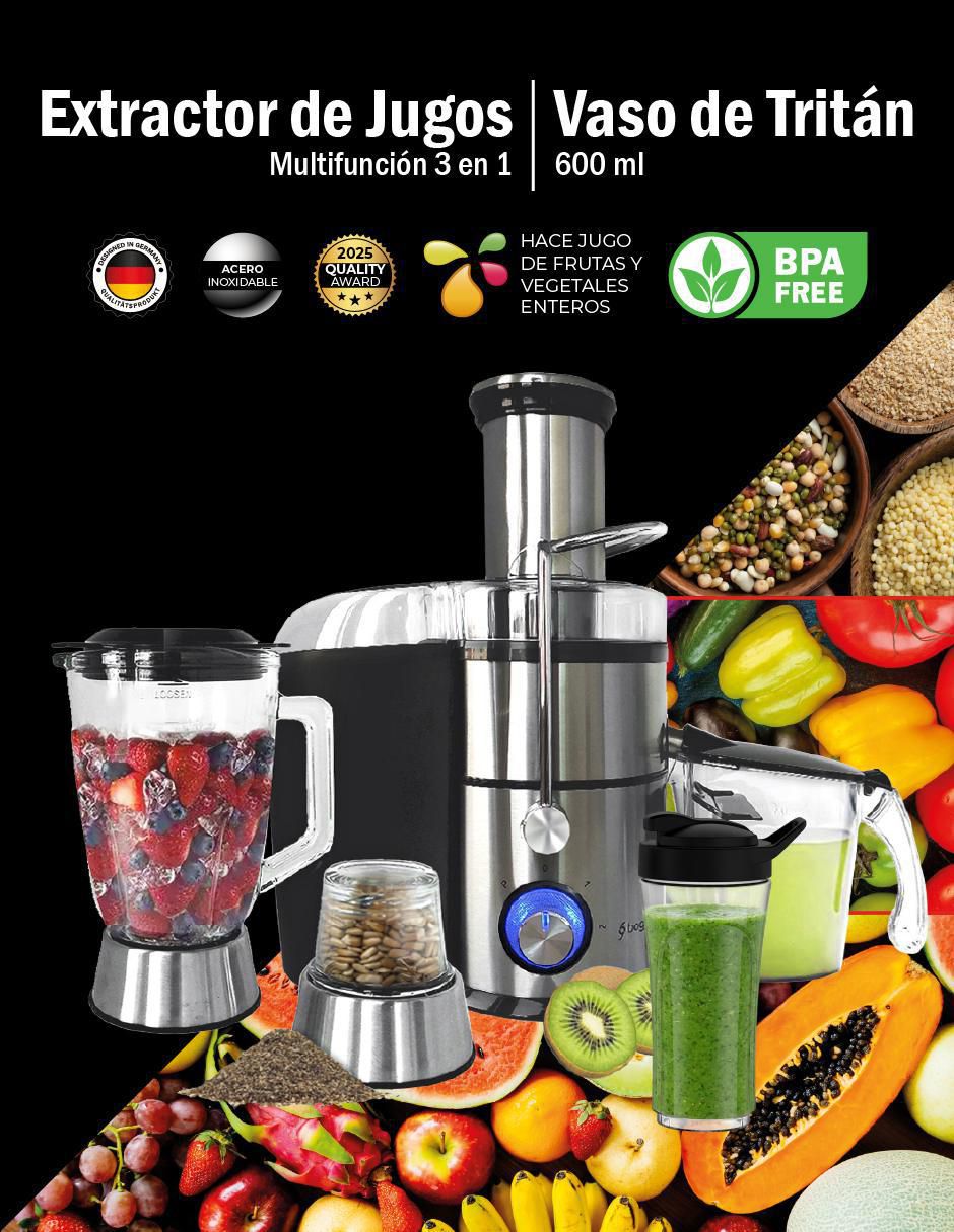 Extractor de jugo 800 W 7