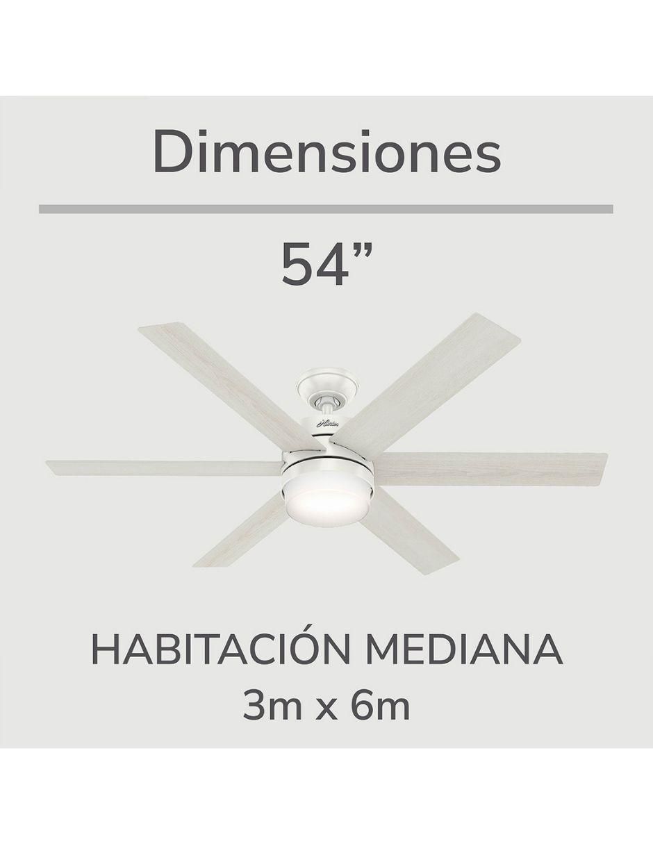 Ventilador de techo con control remoto 3 velocidades 7