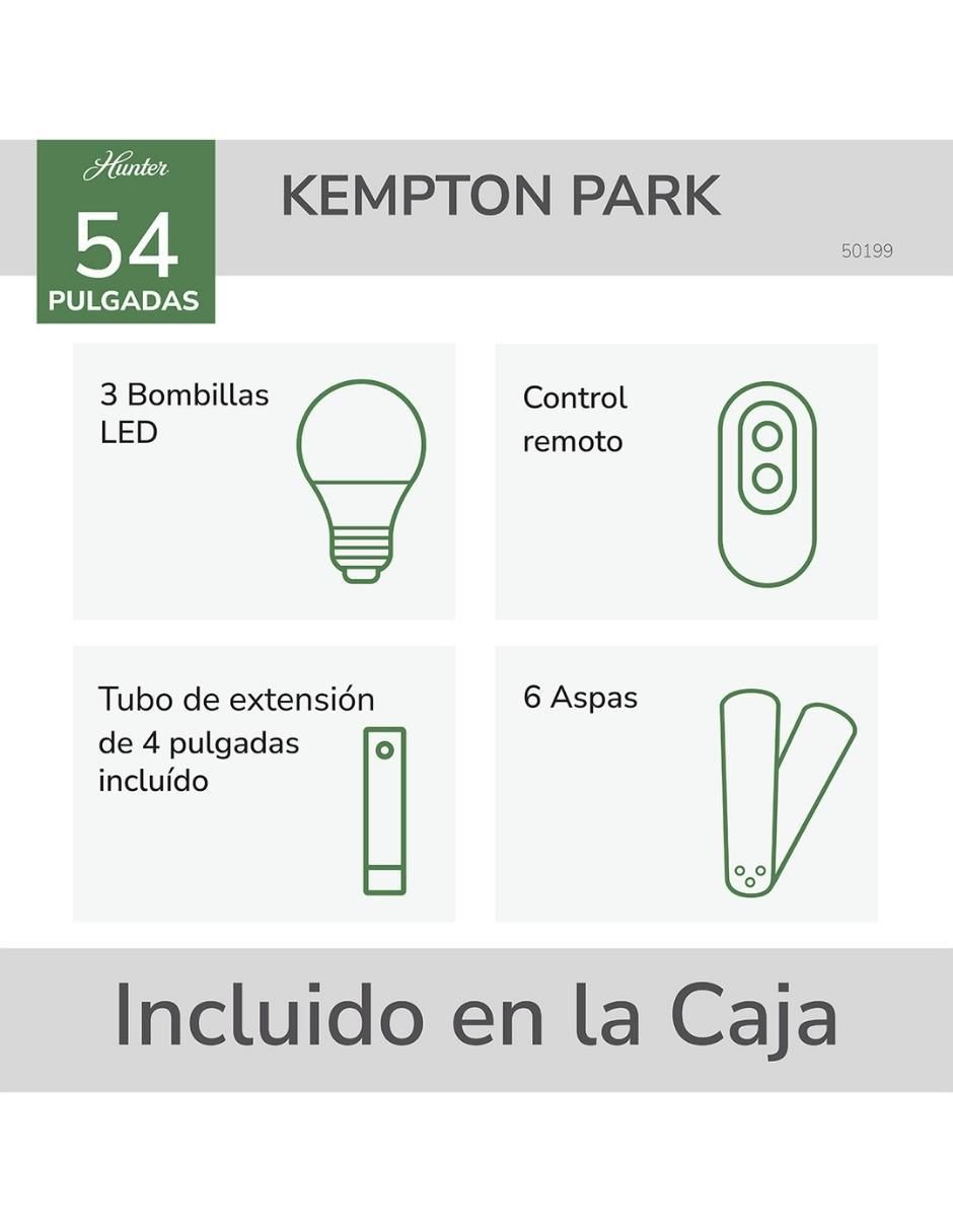 Ventilador de techo con control remoto 3 velocidades 13