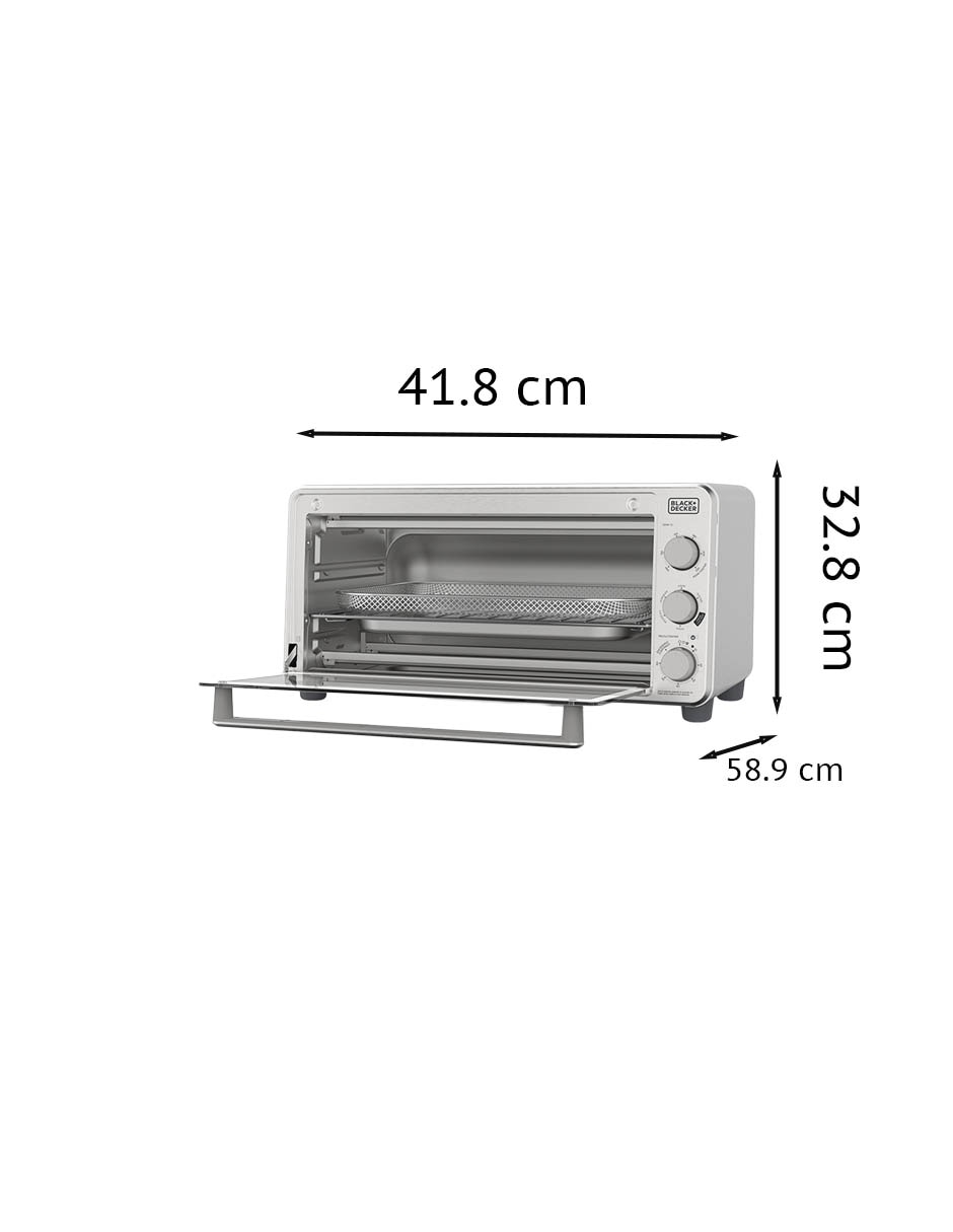 Horno eléctrico freidora TO8235 Titánxg 32 L 4