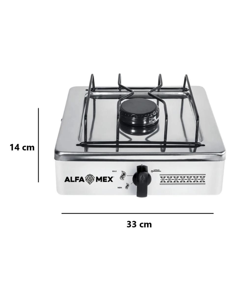 Parrilla de gas 603-6-blanco de acero inoxidable 3