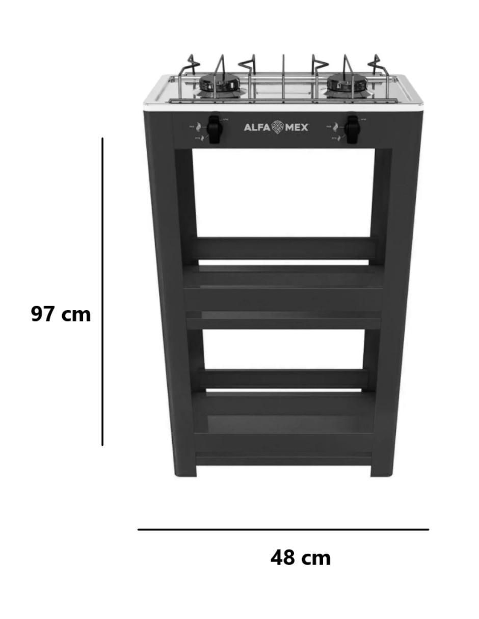 Parrilla de gas 404-4-de acero inoxidable 2