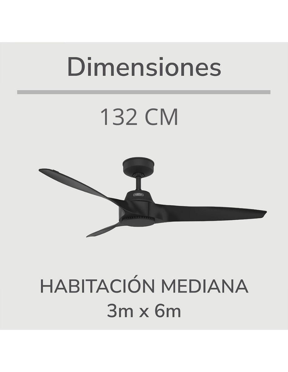 Ventilador de techo con control remoto 3 velocidades 5