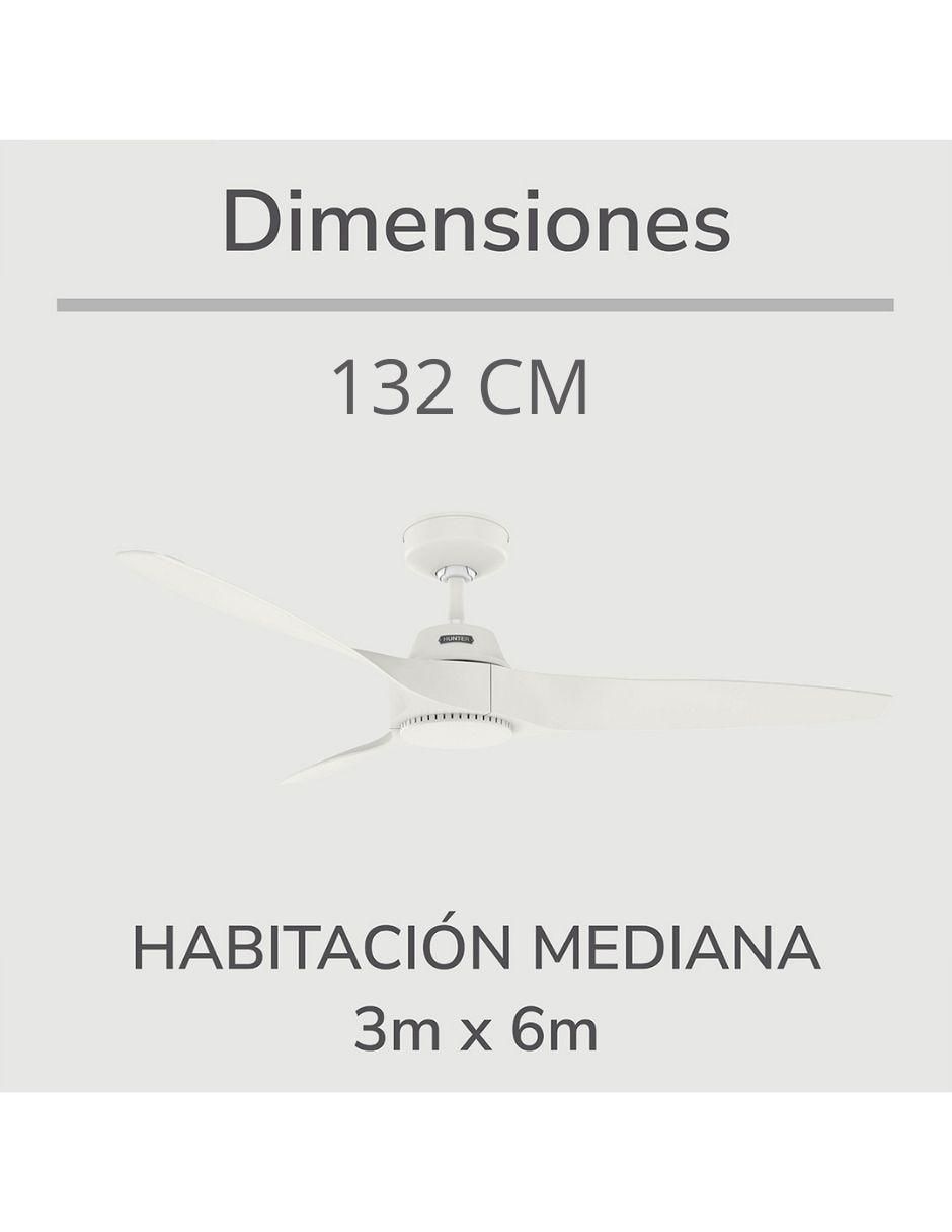 Ventilador de techo con control remoto 3 velocidades 5
