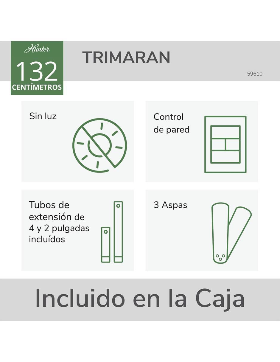 Ventilador de techo 3 velocidades 8