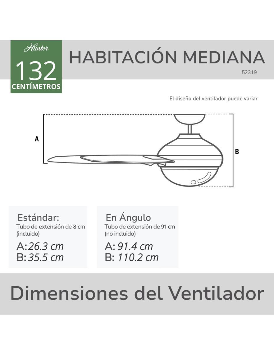 Ventilador de techo 3 velocidades 5