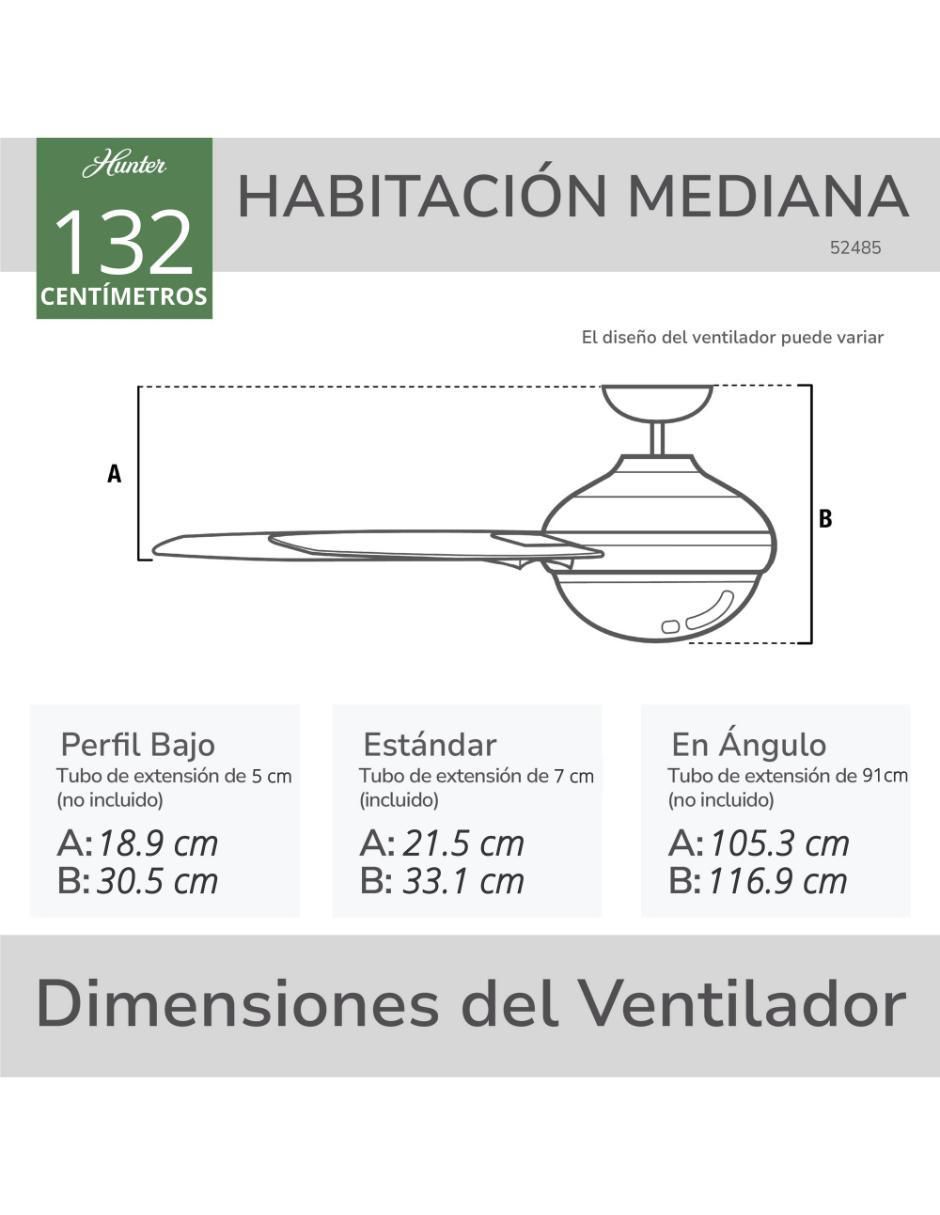 Ventilador de techo 3 velocidades 9