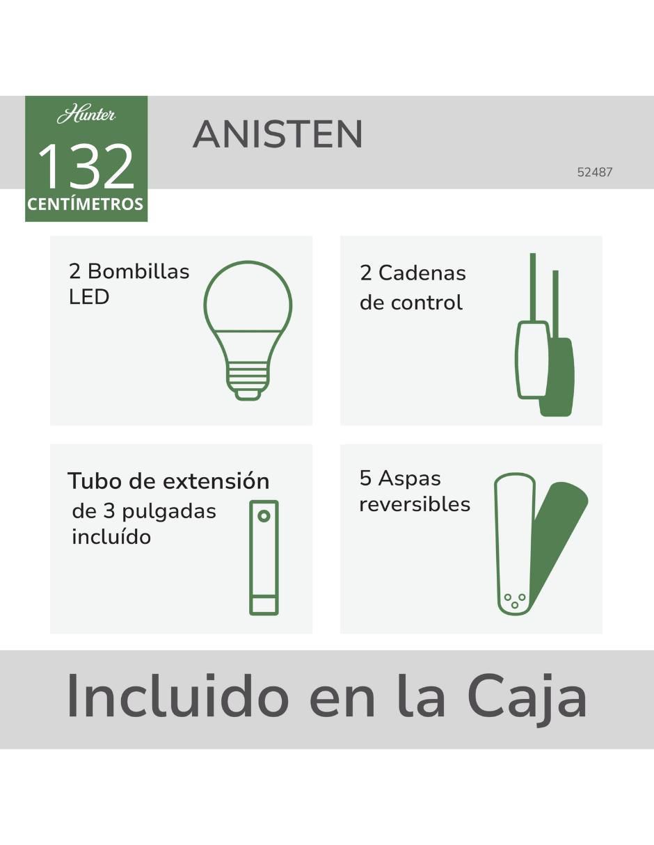 Ventilador de techo 3 velocidades 5