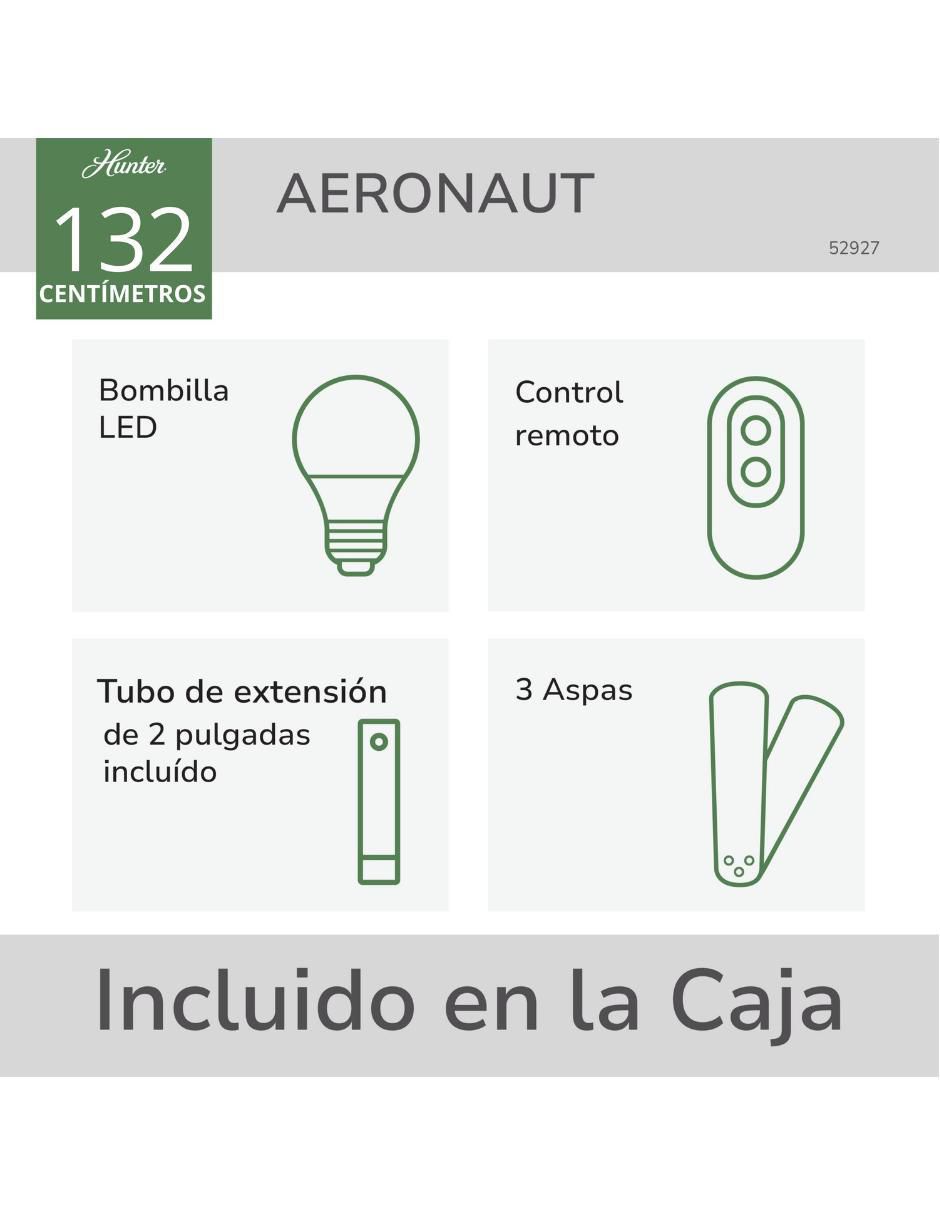 Ventilador de techo con control remoto 3 velocidades 14