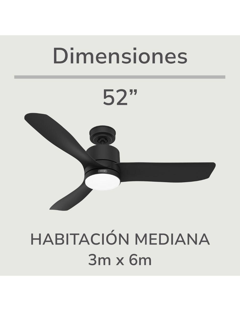 Ventilador de techo con control remoto 3 velocidades 5