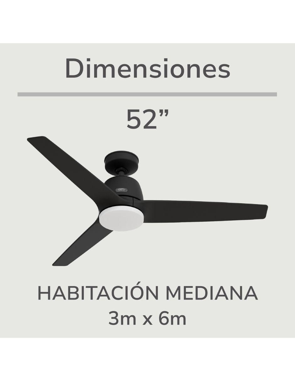 Ventilador de techo con control remoto 3 velocidades 5