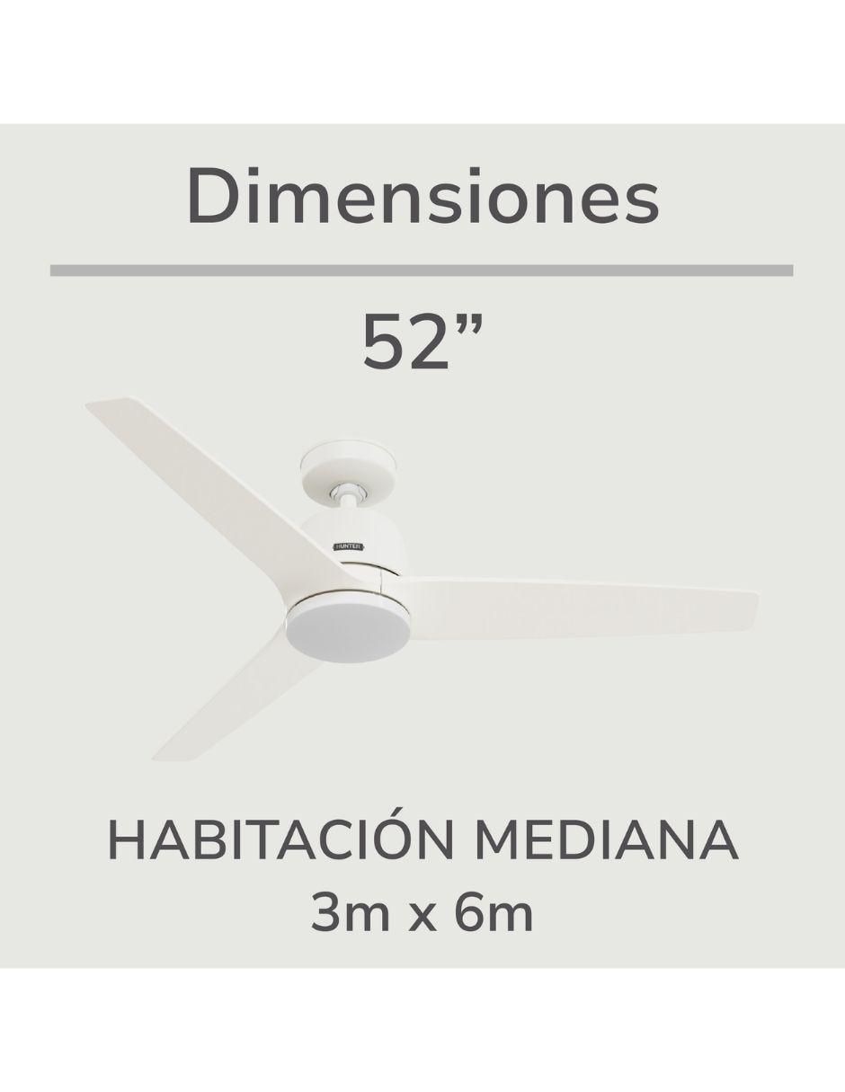 Ventilador de techo con control remoto 3 velocidades 5